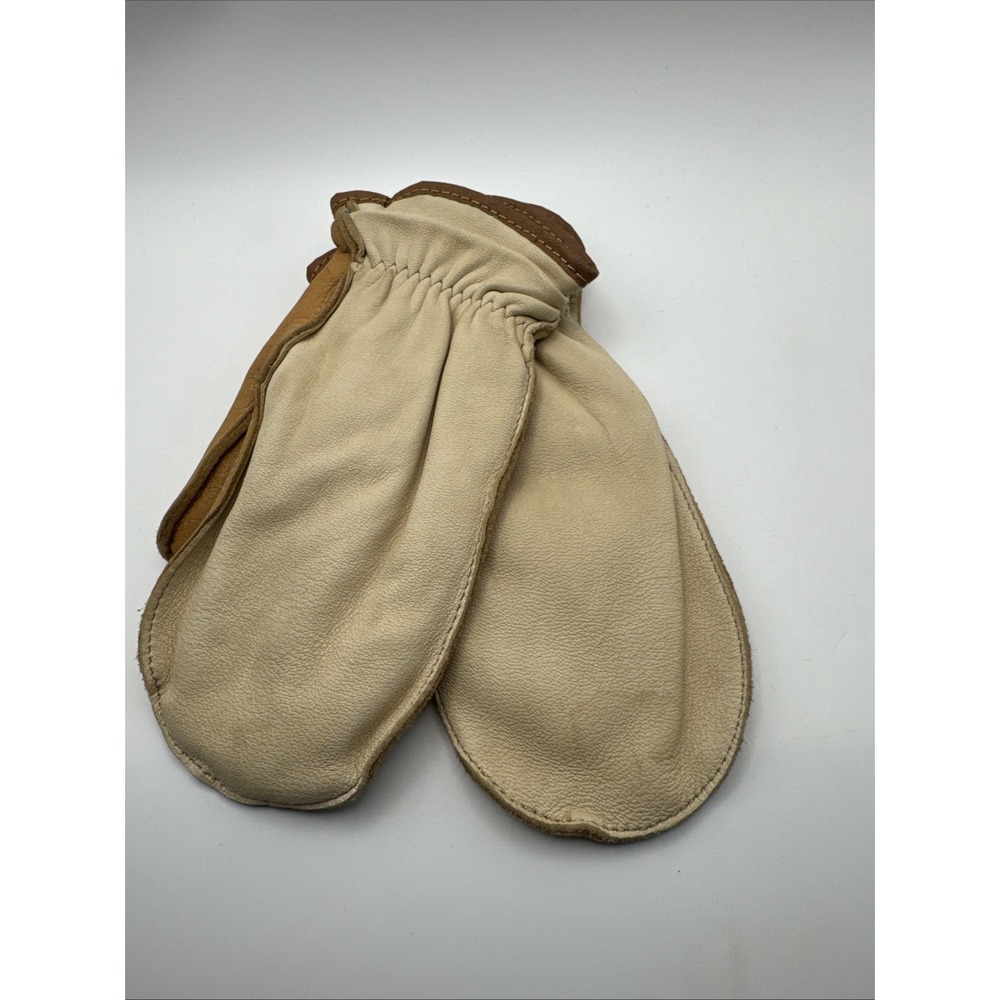 Snowfall Women's Leather Mittens Fleece-Lined Pairs 3.5 x 8 Inch - Picture 5 of 11